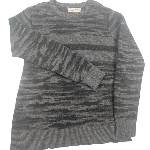 Obermeyer Other - Obermeyer Mens Grey Camo Merino Wool Blend Crewneck Sweater Size M